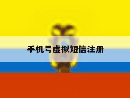 手机号虚拟短信注册