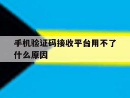 手机验证码接收平台用不了什么原因