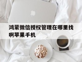鸿蒙微信授权管理在哪里找啊苹果手机的简单介绍