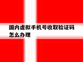 国内虚拟手机号收取验证码怎么办理