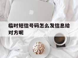 临时短信号码怎么发信息给对方呢