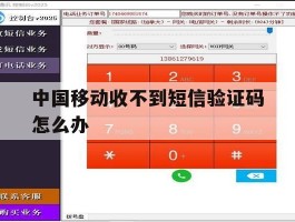 中国移动收不到短信验证码怎么办