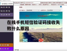 在线手机短信验证码接收失败什么原因