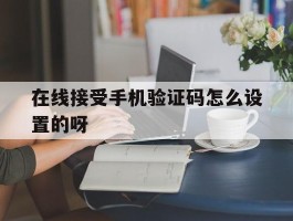 在线接受手机验证码怎么设置的呀