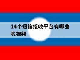 14个短信接收平台有哪些呢视频