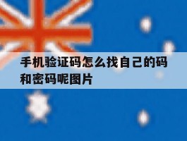 手机验证码怎么找自己的码和密码呢图片