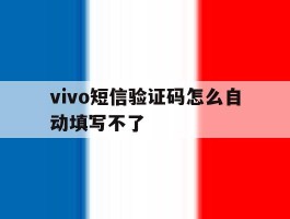 vivo短信验证码怎么自动填写不了