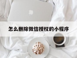 怎么删除微信授权的小程序
