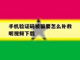 手机验证码被骗要怎么补救呢视频下载