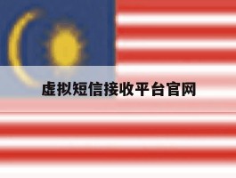 虚拟短信接收平台官网