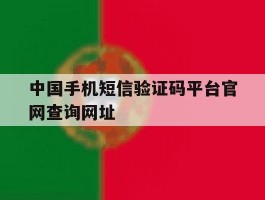 中国手机短信验证码平台官网查询网址