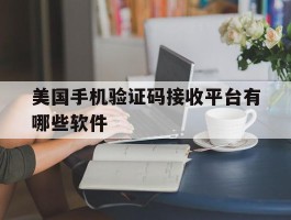 美国手机验证码接收平台有哪些软件