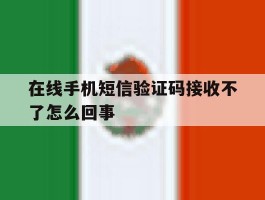 在线手机短信验证码接收不了怎么回事
