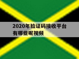 2020年验证码接收平台有哪些呢视频