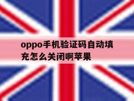 oppo手机验证码自动填充怎么关闭啊苹果