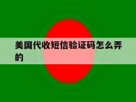 美国代收短信验证码怎么弄的