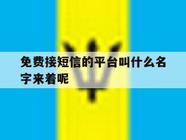 免费接短信的平台叫什么名字来着呢