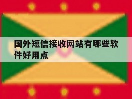 国外短信接收网站有哪些软件好用点