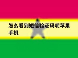 怎么看到短信验证码呢苹果手机