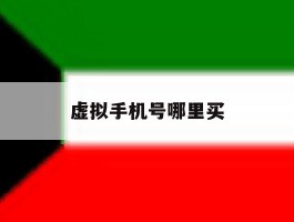 虚拟手机号哪里买