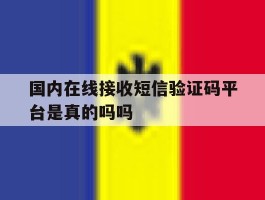 国内在线接收短信验证码平台是真的吗吗