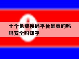 十个免费接码平台是真的吗吗安全吗知乎