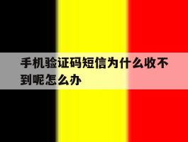 手机验证码短信为什么收不到呢怎么办的简单介绍
