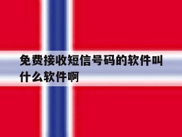 关于免费接收短信号码的软件叫什么软件啊的信息