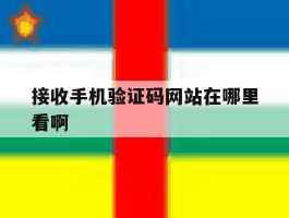 接收手机验证码网站在哪里看啊