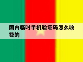 国内临时手机验证码怎么收费的