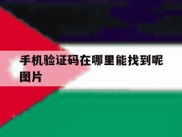 手机验证码在哪里能找到呢图片