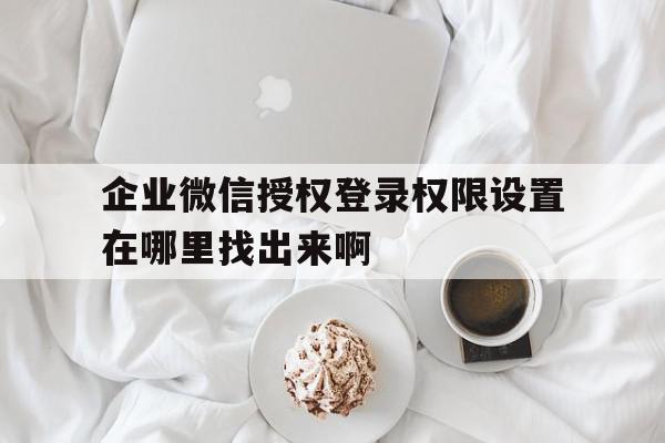 企业微信授权登录权限设置在哪里找出来啊的简单介绍 企业微信授权登录权限设置在哪里找出来啊的简单介绍