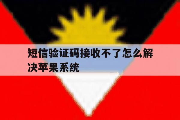 短信验证码接收不了怎么解决苹果系统 短信验证码接收不了怎么解决苹果系统