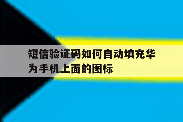 短信验证码如何自动填充华为手机上面的图标 短信验证码如何自动填充华为手机上面的图标