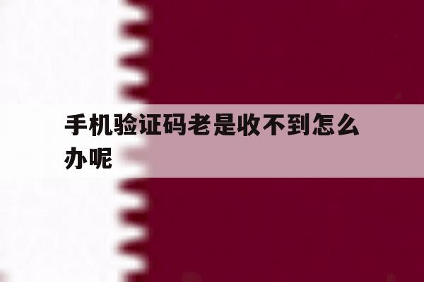 手机验证码老是收不到怎么办呢 手机验证码老是收不到怎么办呢