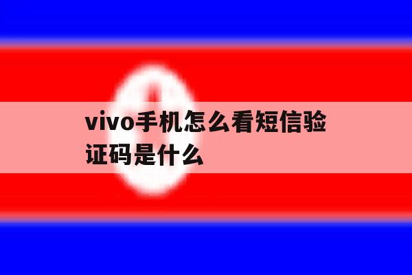 vivo手机怎么看短信验证码是什么 vivo手机怎么看短信验证码是什么