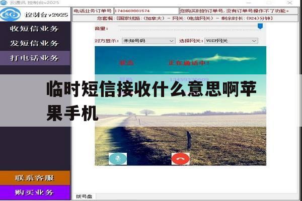 临时短信接收什么意思啊苹果手机 临时短信接收什么意思啊苹果手机