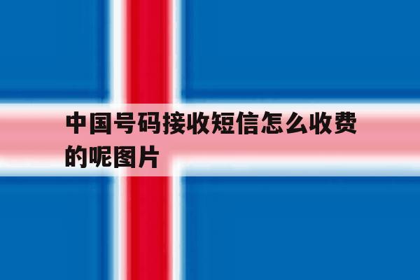 中国号码接收短信怎么收费的呢图片 中国号码接收短信怎么收费的呢图片