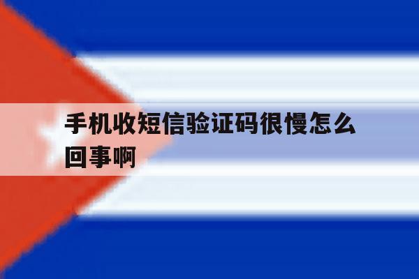 手机收短信验证码很慢怎么回事啊 手机收短信验证码很慢怎么回事啊