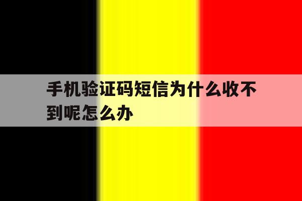 手机验证码短信为什么收不到呢怎么办的简单介绍 手机验证码短信为什么收不到呢怎么办的简单介绍