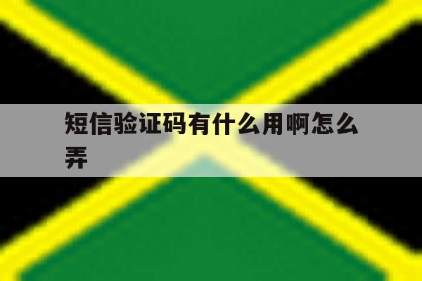 短信验证码有什么用啊怎么弄 短信验证码有什么用啊怎么弄
