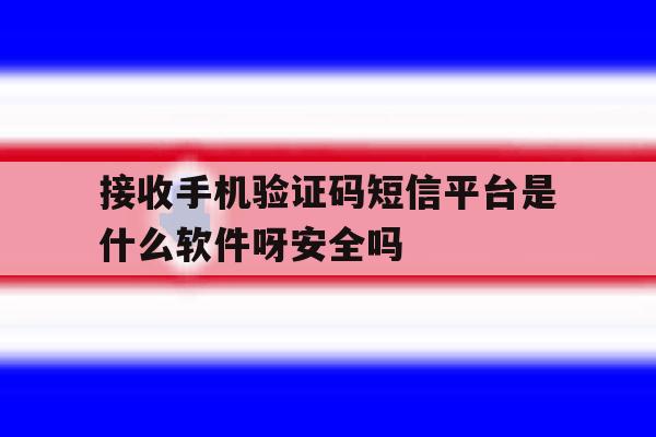 接收手机验证码短信平台是什么软件呀安全吗 接收手机验证码短信平台是什么软件呀安全吗