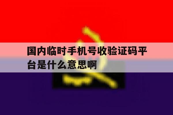 包含国内临时手机号收验证码平台是什么意思啊的词条 包含国内临时手机号收验证码平台是什么意思啊的词条
