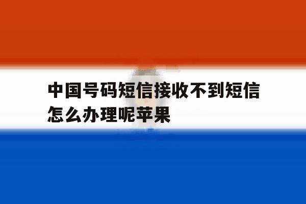 关于中国号码短信接收不到短信怎么办理呢苹果的信息 关于中国号码短信接收不到短信怎么办理呢苹果的信息