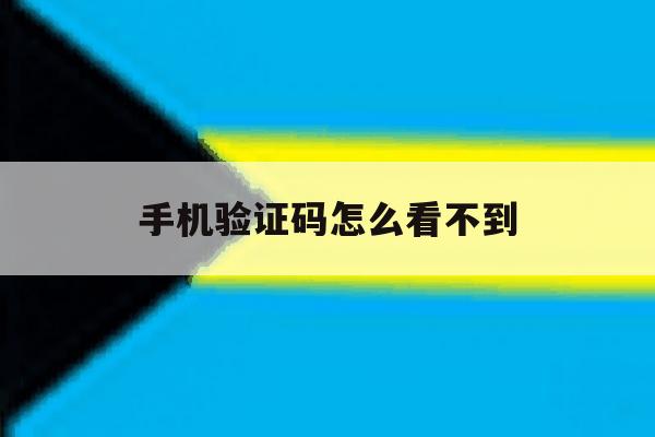 手机验证码怎么看不到 手机验证码怎么看不到