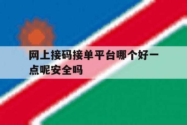 网上接码接单平台哪个好一点呢安全吗 网上接码接单平台哪个好一点呢安全吗