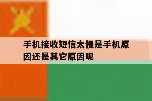 关于手机接收短信太慢是手机原因还是其它原因呢的信息 关于手机接收短信太慢是手机原因还是其它原因呢的信息