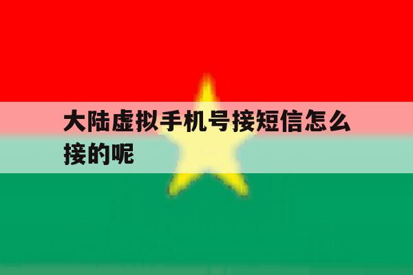 大陆虚拟手机号接短信怎么接的呢 大陆虚拟手机号接短信怎么接的呢