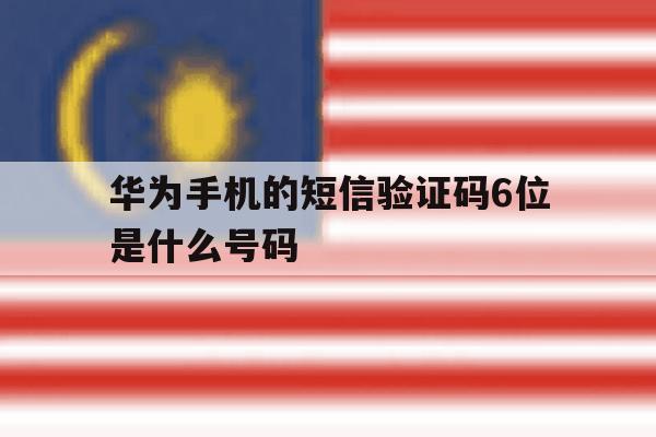 华为手机的短信验证码6位是什么号码 华为手机的短信验证码6位是什么号码