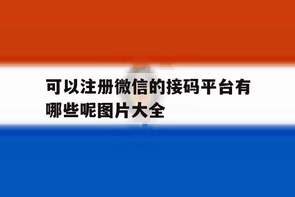 可以注册微信的接码平台有哪些呢图片大全